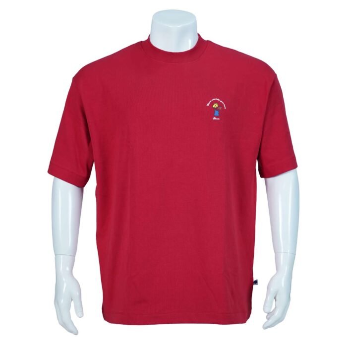 Men Embroidery Oversized T-Shirt 05