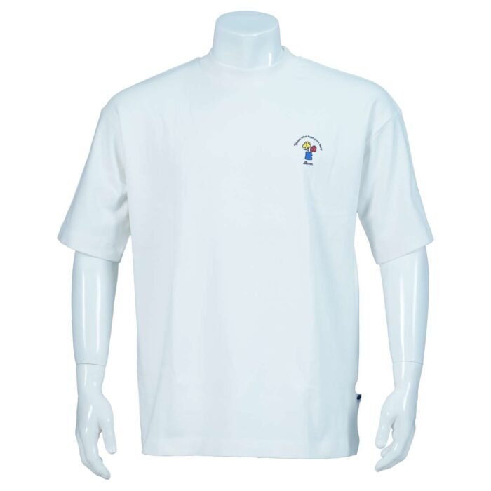 Men Embroidery Oversized T-Shirt-10